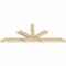 Ekena Millwork Richland Rough Sawn Timber Gable Bracket, Douglas Fir, 108"W x 40"H x 4"D x 6"F, 9/12 Pitch GBW108X40X0406RIC00RDF - alternate 2